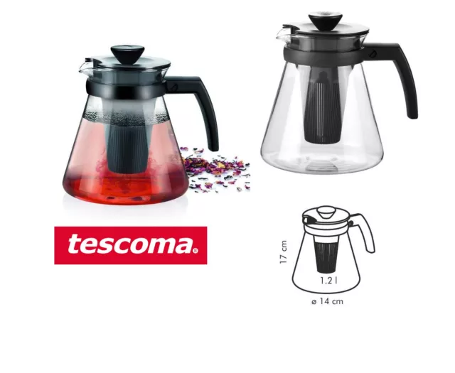 TESCOMA TEO TEIERA BOLLITORE CON FILTRO 1,25LT ' THé INFUSI E TISANE CAFFE'