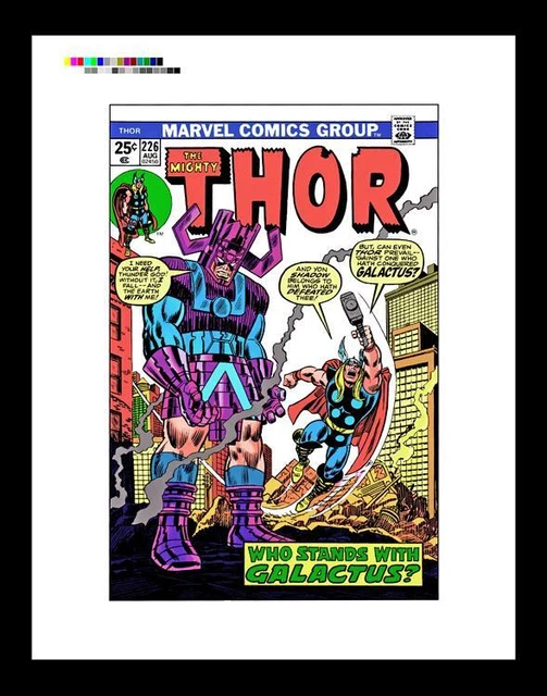 John Romita Thor #226 Rare Production Art Cover