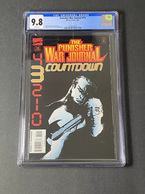 Punisher War Journal #79 Cgc 9.8 Low Print Run Jae Lee 1995