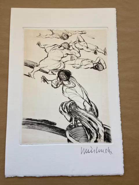 SUPERBE RARE POINTE SECHE CLAUDE WEISBUCH (1927-2014) signée Ed Carrés d'Art 05