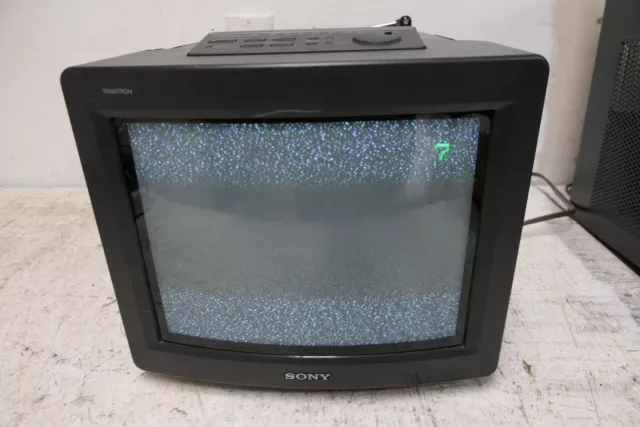 Sony Trinitron KV-10FMR20 10" CRT Television ~ No Remote ~ FREE SHIPPING