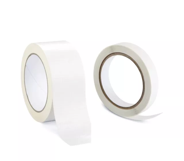 Sticky Double Sided Clear Tape Diy Strong Craft Adhesive  24Mm /48Mm