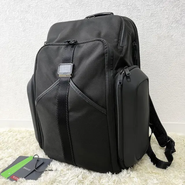 Authentic Tumi Backpack ALPHA BRAVO ESPORTS PRO LG Business Nylon Black Men