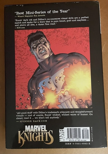 Marvel The Punisher Vol 1 Hardcover Marvel Knights Garth Ennis 3