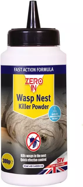 Zero in Wasp Nest Killer Powder 300G Home and Garden Use Wasps Killer New