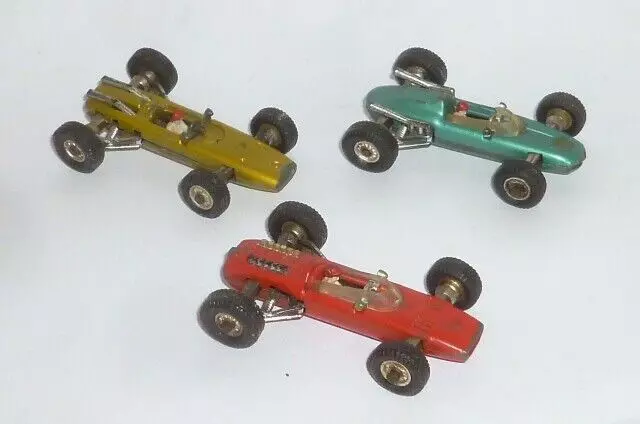 3 alte Penny Toy Formel 1 Wagen car Modellauto toys tintoy Ferrari Rennwagen F1