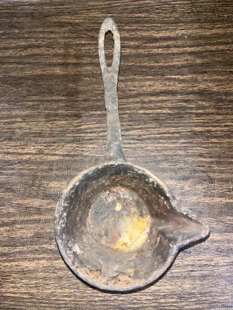 Vintage Cast-Iron Smelting Ladle.       F2