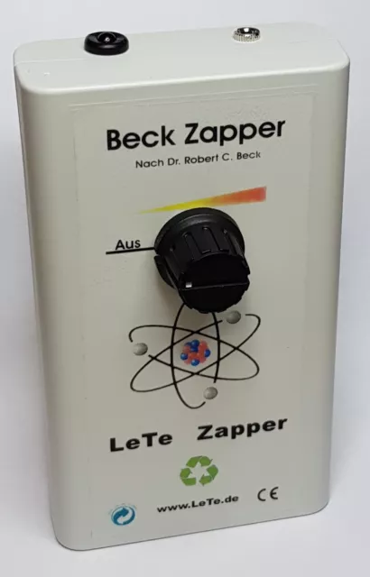 Lete®®  Beck-Zapper inkl. kolloidales Silber Modul,  ! Stab Kupfer Elektroden !!