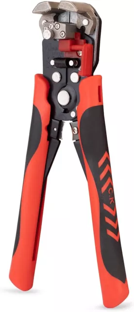 CK T3943 PRO Adjustable Automatic Max 6mm Flat/Round Wire Stripper Cutter Pliers