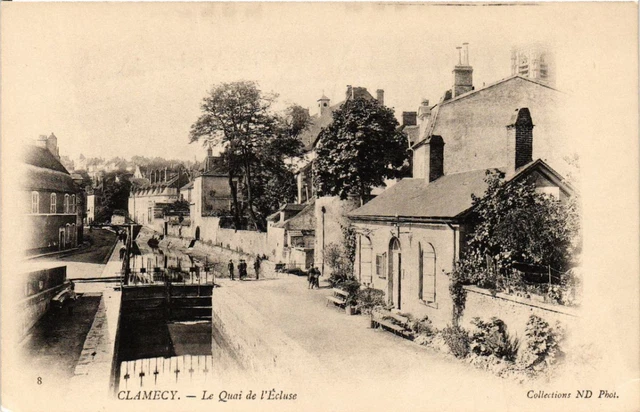 CPA AK CLAMECY - Le Quai de l'Église (518545)