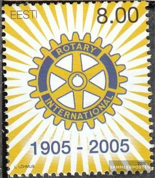 Estonia 505 (completa edición) nuevo con goma original 2005 rotary