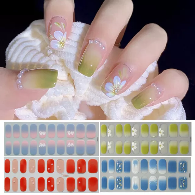 Colorido Manicura Uñas de Gel Pegatinas Adhesivo Uña Pegatina Completo "