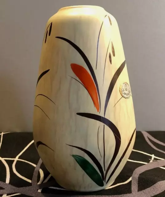 Keramik-Vase, 60er, 15,5 cm - german midcentury pottery