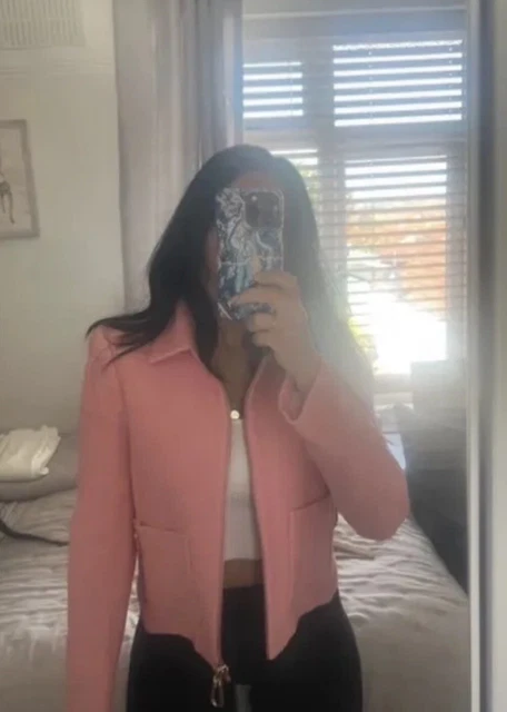 Sandro sales pink jacket