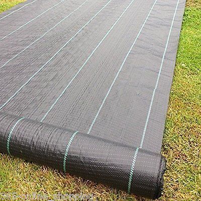 10M Ground Cover Fabric Landscape Garden Weed Control Membrane Heavy Duty Mulch~