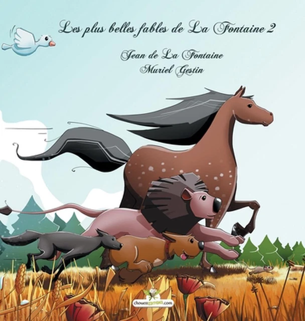 Assiette fable La Fontaine Blanc Faïence