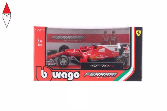 Modellino Bburago Ferrari F1 Sf70H 1/43 5 Vettel
