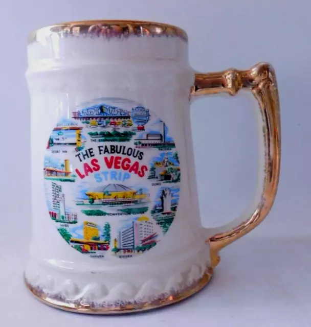 The Fabulous  Las Vegas Strip Vintage Casinos Large Stein