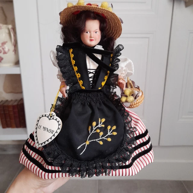 rare poupée ancienne celluloid petitcollin POUPETTE