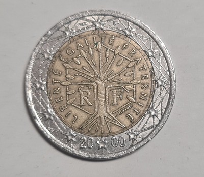2 Euro Frankreich 2000 Fehlpragung