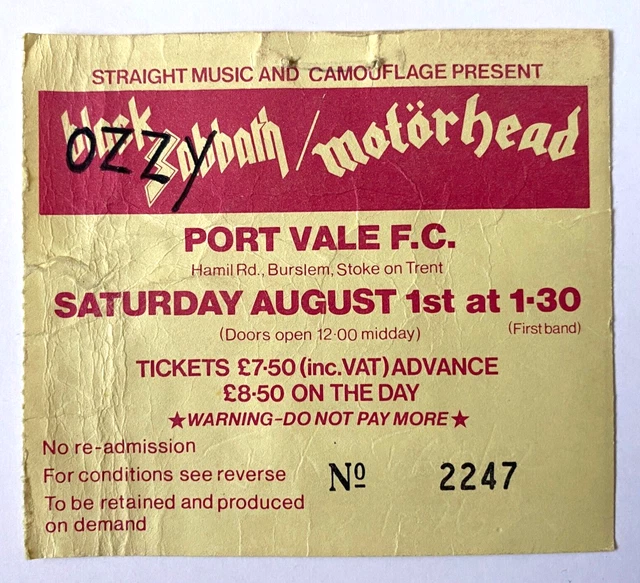 ozzy osbourne england tickets