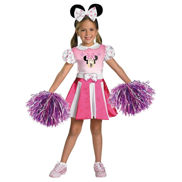 Minnie Mouse Cheerleader Child Toddler Girls Disney Halloween Costume