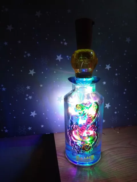 😎 Limited Edition 🤩 Ed Hardy Villain 🐍Upcycled Aftershave Bottle Light🌟New🌟