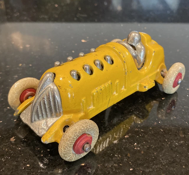 ANTIQUE HUBLEY RACE Car Cast Iron Rare Number 6 $151.50 - PicClick