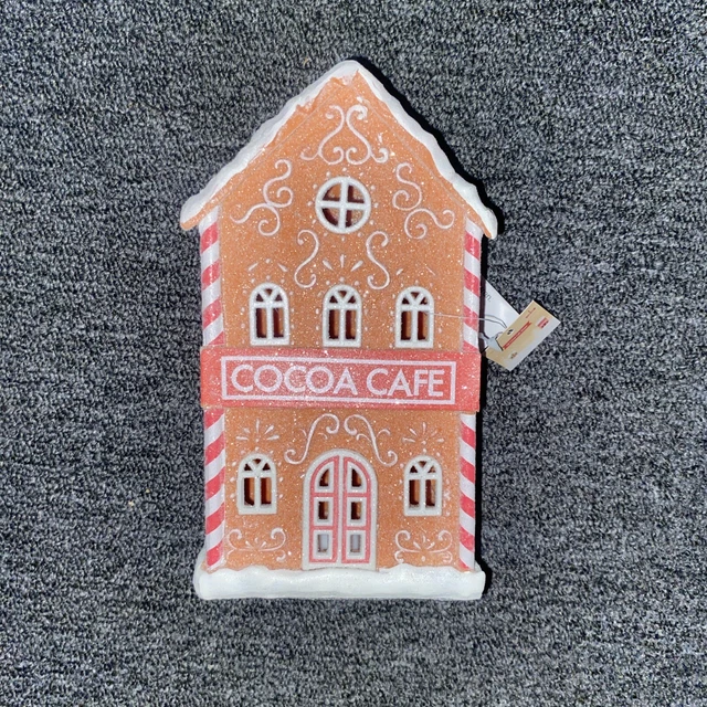 TARGET BULLSEYE PLAYGROUND COCOA CAFE House Lighted Christmas Village