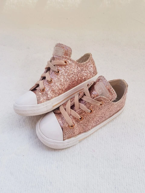 Rose gold converse baby hotsell
