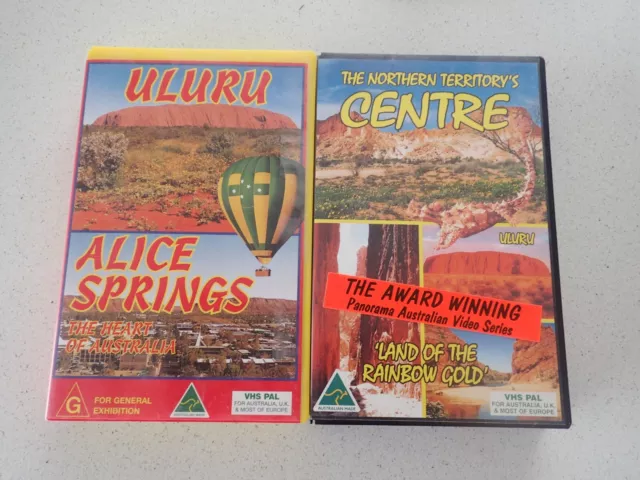 Panorama Australia VHS The Northern Territories Centre & Uluru Alice Springs