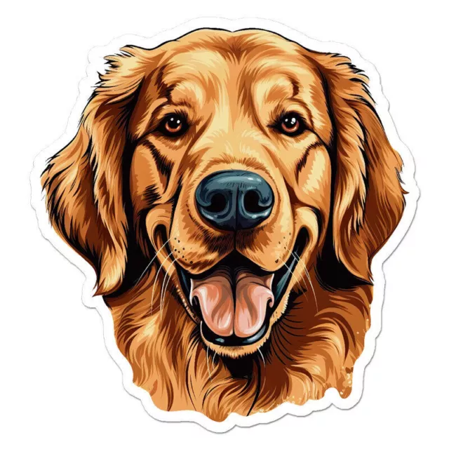 Golden Retriever Dog Sticker