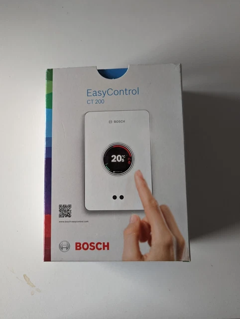 WORCESTER BOSCH EASYCONTROL CT200 Programmable Thermostat - Black ...