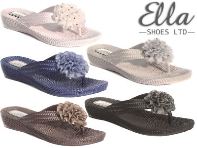 ella diamante flip flops