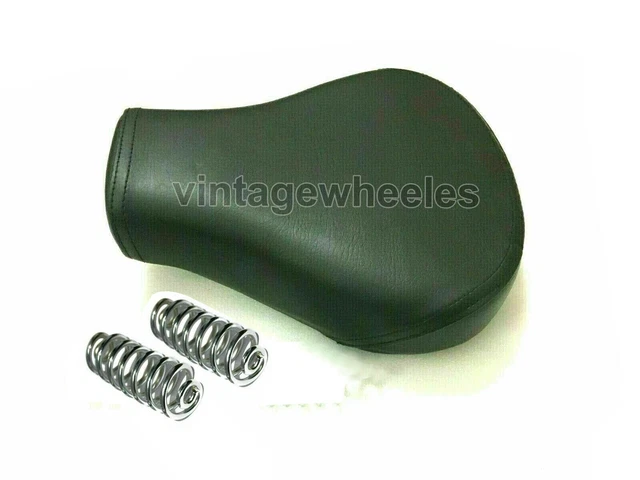thumbnail image 2 of Genuine Royal Enfield Classic 500 Front Solo Seat With Springs – Black Leatherite #591066/F 2 of 3