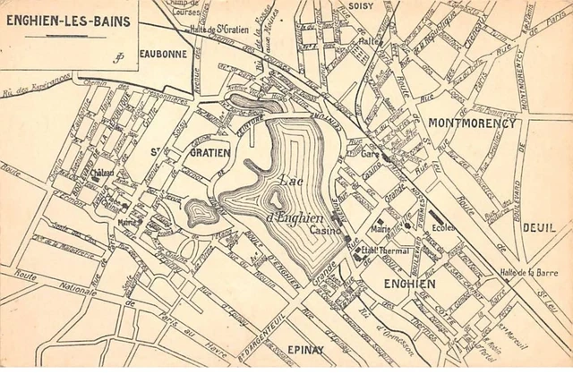 95 - ENGHIEN LES BAINS -  SAN26362 - Carte