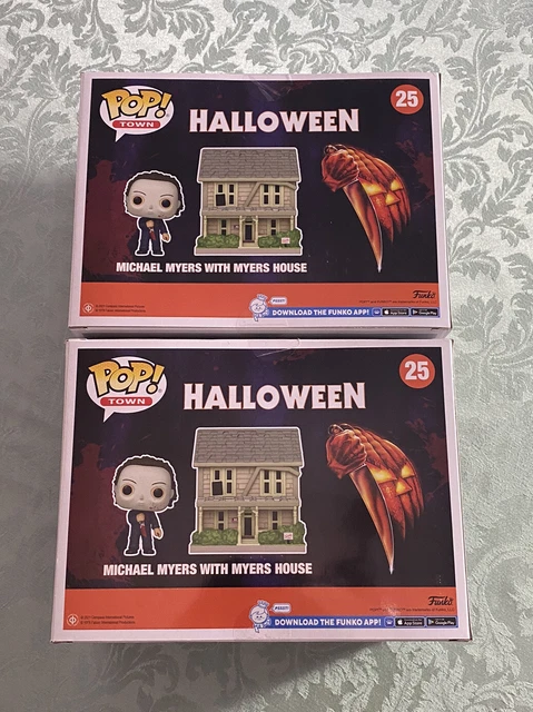 TWO (2) Funko Pop Town #25 HALLOWEEN Michael Myers with Myers House Spirit 2