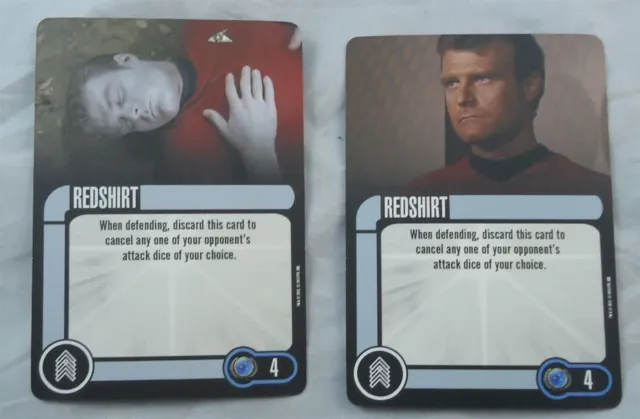 Star Trek Attack Wing: STAW Dominion War Promo Redshirt Cards