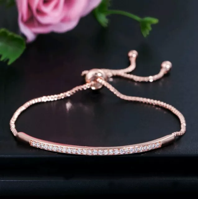 Diamante Bracelet Bling Sparkly Shinny Crystal Ladies Women Jewelry Gift