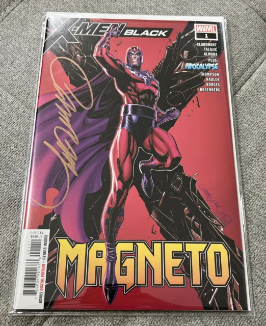 X-Men Black: Magneto #1 Signed By J. Scott Campbell Sealed W/Coa