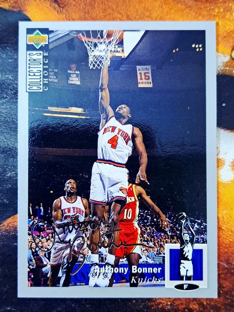 1994/95 UPPER DECK Collector's Choice Silver Signature Anthony Bonner ...