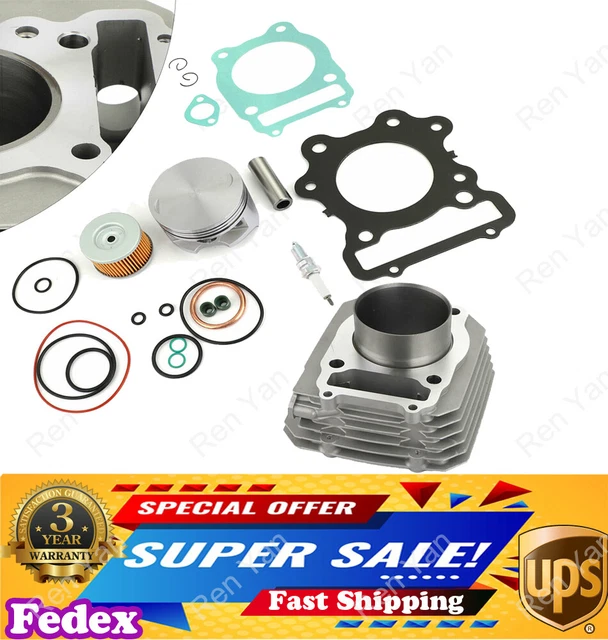 For 88-00 Honda ATV TRX300FW Fourtrax FW 4x4 2x4 Cylinder Top End Rebuild Kit US