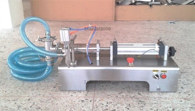 Horizontal Full Pneumatic Liquid Filling Machine For Shampoo Water Oil New bn