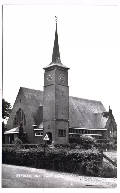 Holland Netherlands Postcard Eerbeek Church Ned Herv Kerk