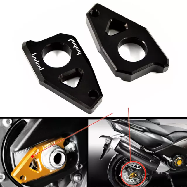 essieu broche tendeur de chaîne pour Yamaha TMAX 530 2012-2015