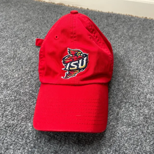 Iowa State University Hat Cap Red Nike Strap Back Nike Swoosh Baseball Cyclones
