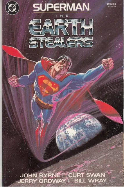 DC SUPERMAN The Earth Stealers (1988 One Shot) John Byrne / Curt Swan