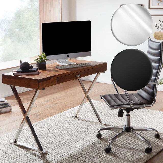 Bureau Pliable Lewisville I Plateau en MDF I Pieds Et Structure en