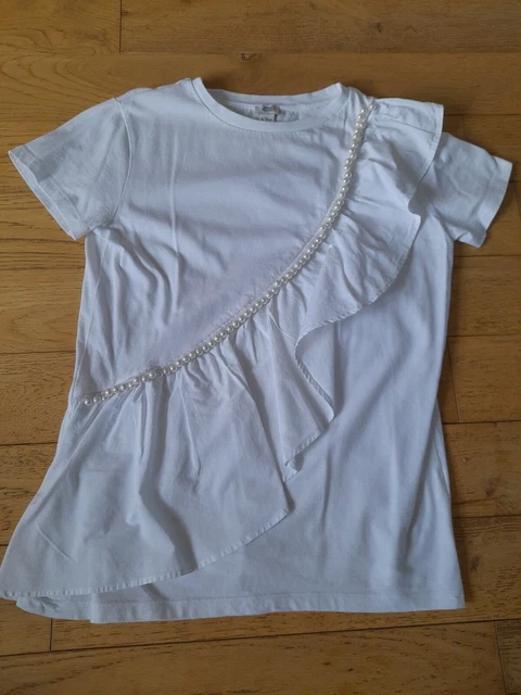 girls river island t-shirt bundle, age 9-10  8