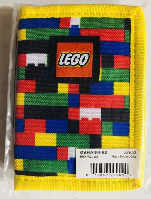 Lego Brick Wallet / Purse Tri-Fold  - Brand New & Sealed With Tags